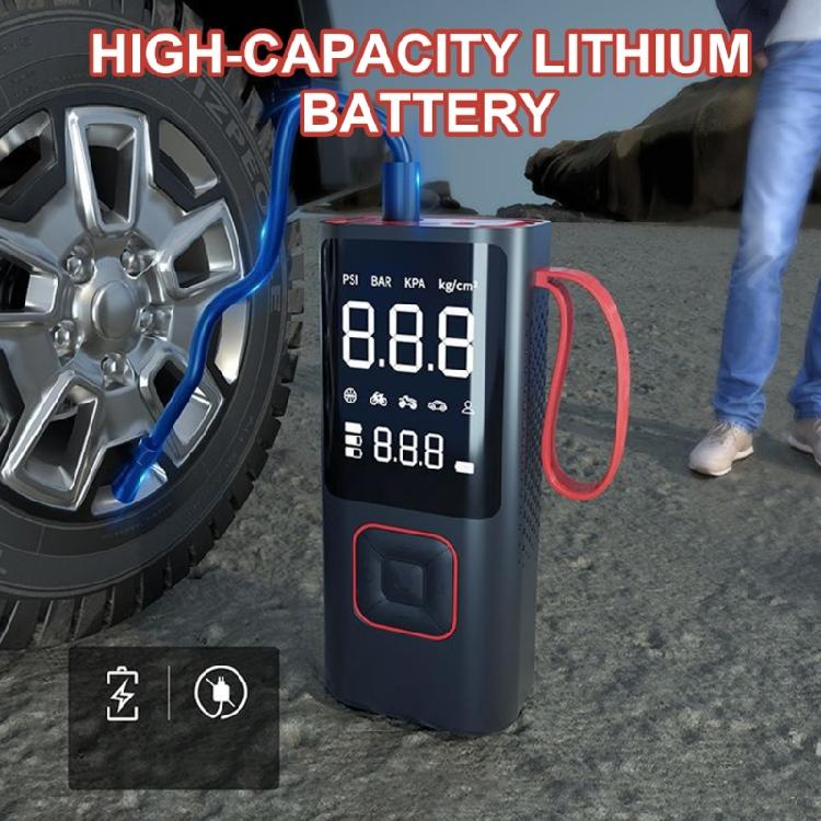 Upgrades Air Compressor ABS Tire Pump Air Inflator Portable Compressor High Efficiency Tire Pump for Motorcycles Bikes