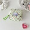 Cherries Decoration Sanitary Pad Storage Bag Water Resistant Practical Polyester Organizer For Travel Cosmetic