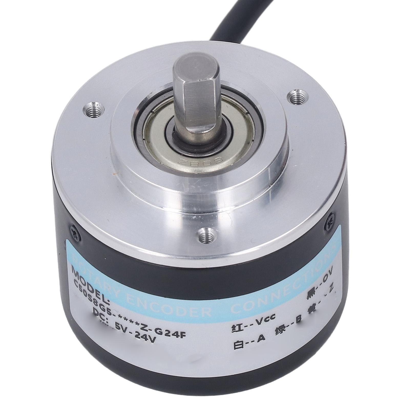 Rotační inkrementální enkodér 2fázový 50mm vnější průměr Enkodér pro průzkum odvodnění DC5‑24V 400P/R