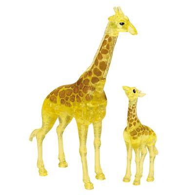 BEVERLY 38-Piece Crystal Puzzle Giraffe & Baby 50278