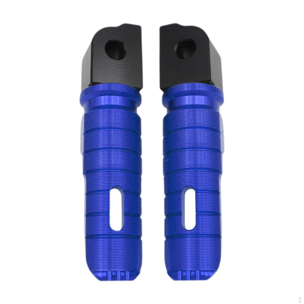 1 Pair of Motorcycle Rear Footrests Anti Slip Easy To Install Replaces Sturdy Motorbike Rest Pedals