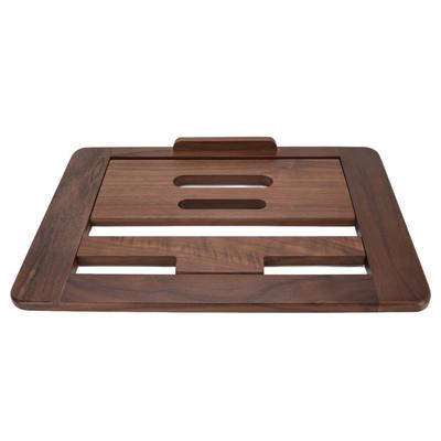 Tablet Laptop Desktop Stand Walnut Wood Foldable Tablet Drawing Holder Stand for Home Working