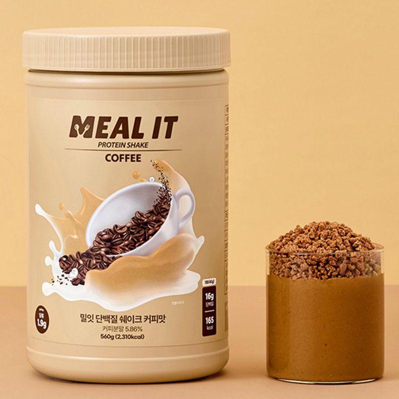 [14 Portionen] Diätmanagement Proteinshake 560g (5 Geschmacksrichtungen) (Pistazie, Melone, Schokolade, Banane, Kaffee)