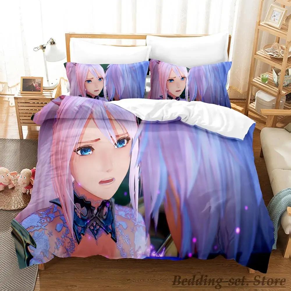 Cozy Warm New Tales of Arise Size Bed Adult Kid Bedroom Duvetcover Sets Anime Single Twin Full Queen King Quilt
