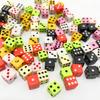 120/300pcs 8mm Plastic Mixing Color Dice Six Sided Square Dice Set Tabletop Board Game Accessories YMY