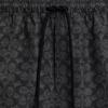 Coach Ss25 Solid Color All Over Print Elastic Drawstring Three Quarter Beach Shorts Men shorts Black CZ537-R8E