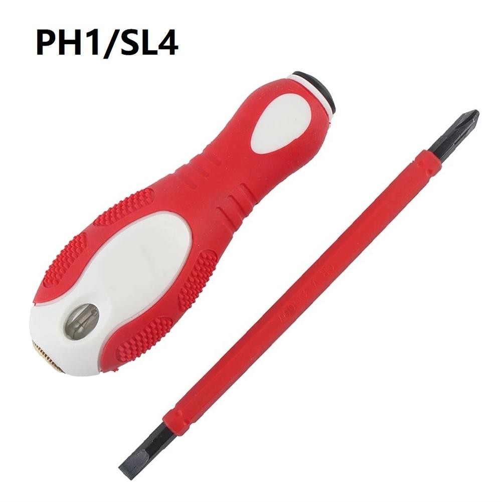 Dual-purpose Tester Pen Electric Pen Measuring Screwdriver PH1/SL4 Tool