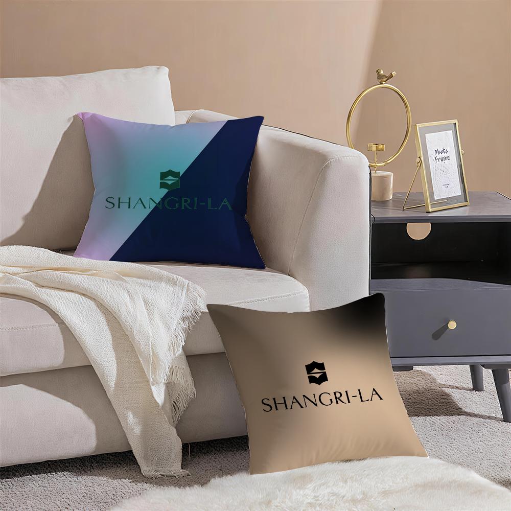 Exotic Style S-Shangri-La Hotels And Resorts Pillow Case Sofa Living Room Bedroom Headboard Backrest Cushion Square Cushion