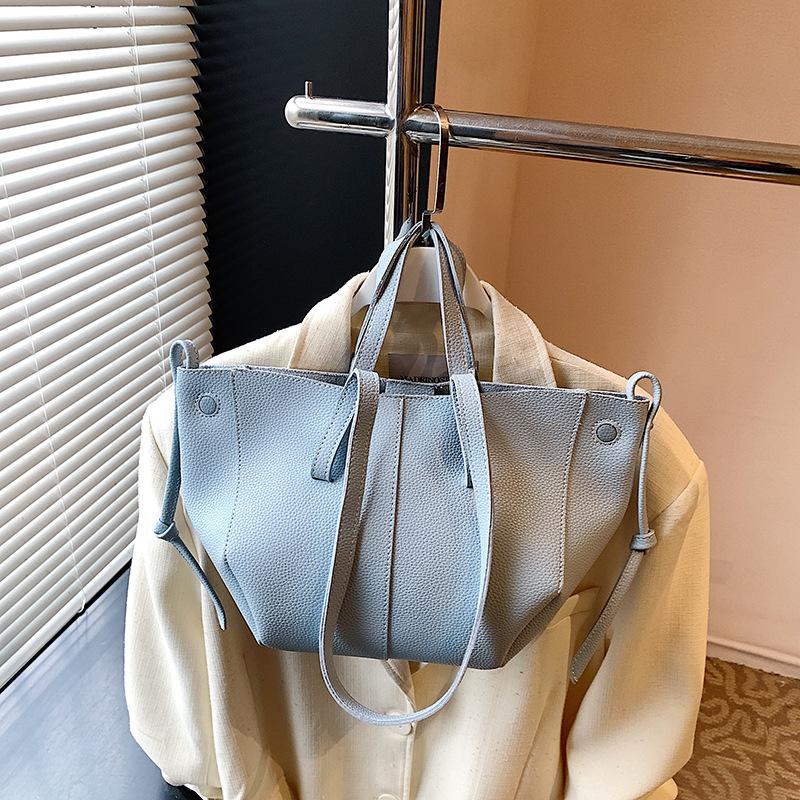 Stylish Casual Tote Bag, Large Capacity PU Leather Handbag Women Wing Bag, Fashiable Woman Bags, Commuting Armpit Shoulder Bag