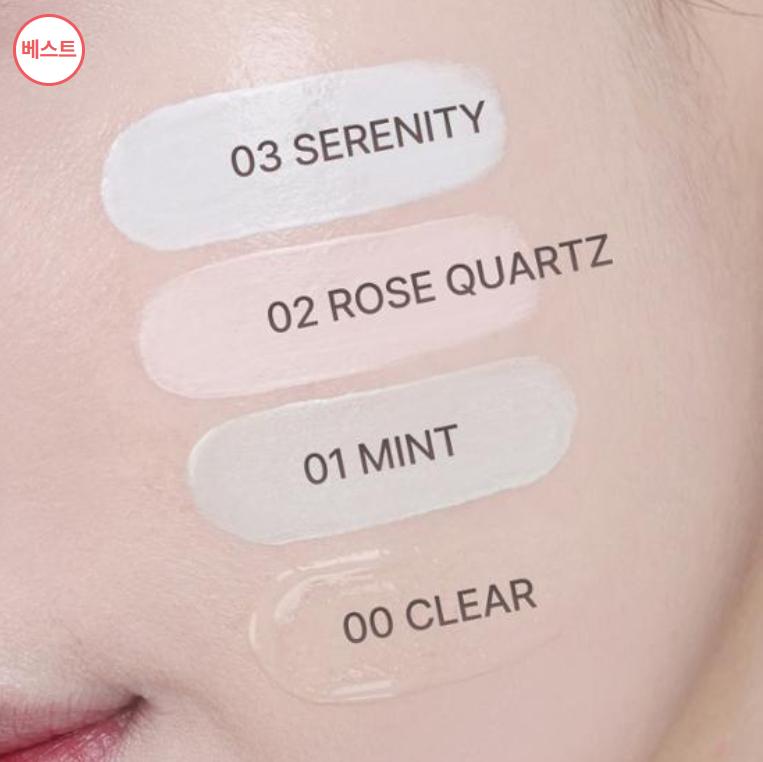 VDL Bază de machiaj corectoare de culoare 30ml – Nuanțe Serenity, Cuarț Roz, Mentă și Transparent pentru o bază impecabilă