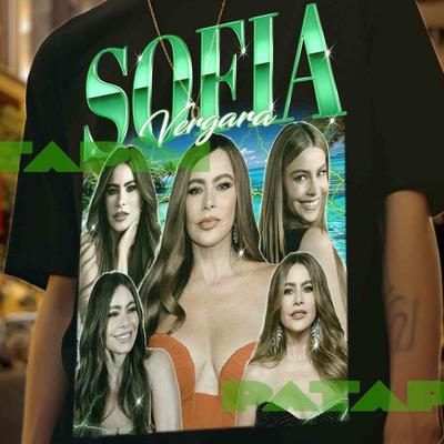 Sofía Vergara Retro Grafisch Sweatshirt: Unisex Katoenmix
