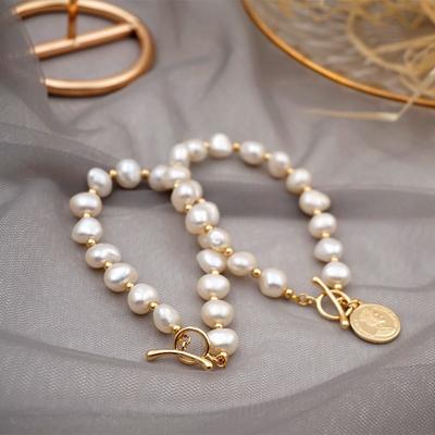 Neuer Eingang Natürliche Süßwasserperle 14K Gold Filled Damen Charm-Armband Für Frauen Geburtstagsgeschenke Kein Verblassen