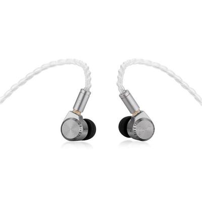 HiFiGo ORIVETI OD100 Dynamic Driver Portable Only 1DD DLC HiFi Earphones IEM 9.2mm In-Ear Monitor, In-Ear (Silver)