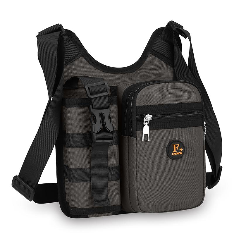 

Модная мужская дорожная наплечная сумка Высококачественная маленькая сумка-мессенджер для мужчин Модная повседневная мужская сумка Сумка-тоут с карманами для бутылок 22cmX28cmX6cm