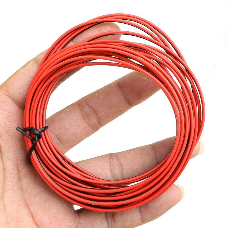 22AWG Electrical Wire 2 Pin Extension Cable Tinned Copper Cord 300V for Car Truck Motorcycle LED Light Strip Power Supply 5M/20M
