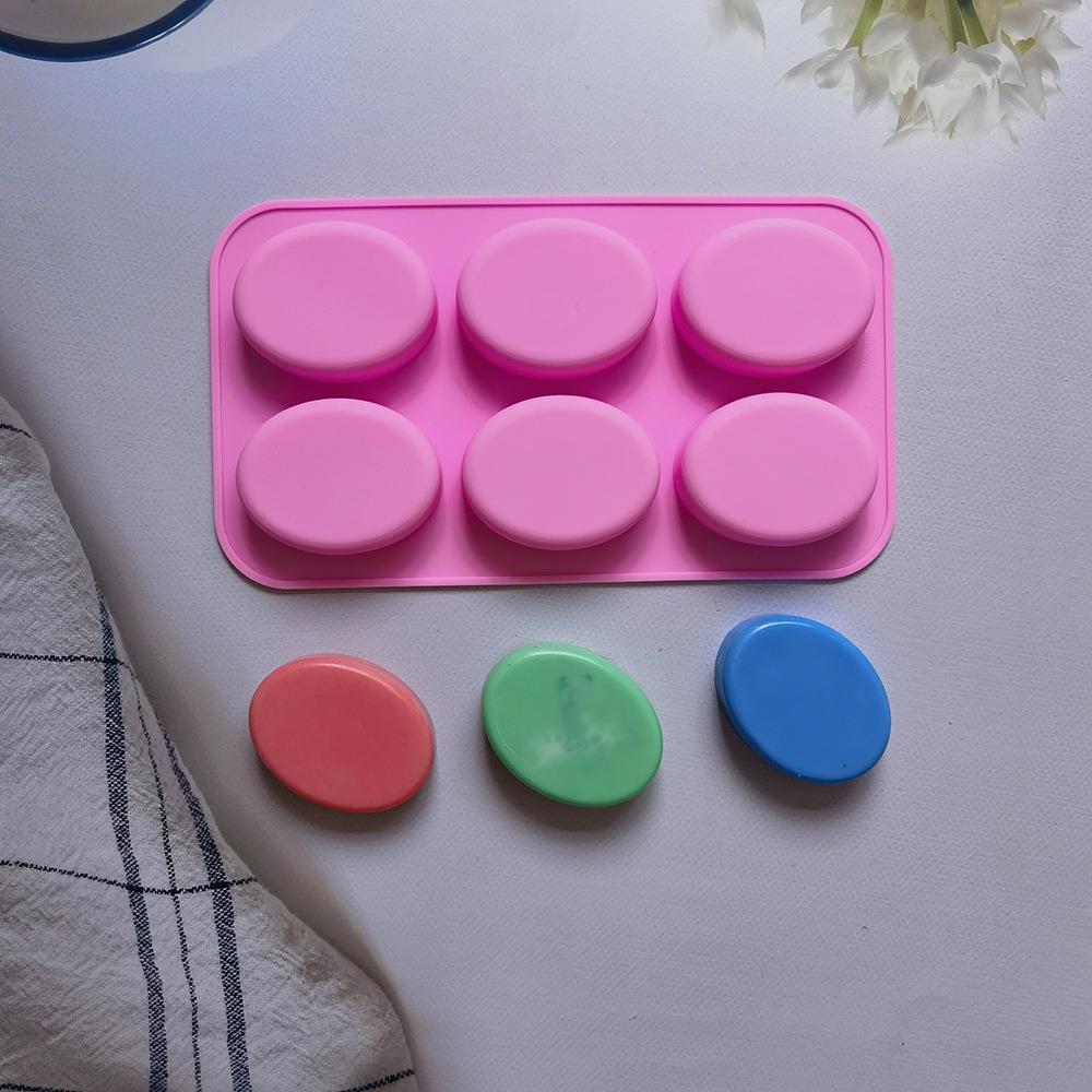 Cake Tools Kitchen Bakeware Handmade DIY 6 Georgia Round Shape Silicone Cake Mold Candy Jelly Chocolate Mold Cake Decoration