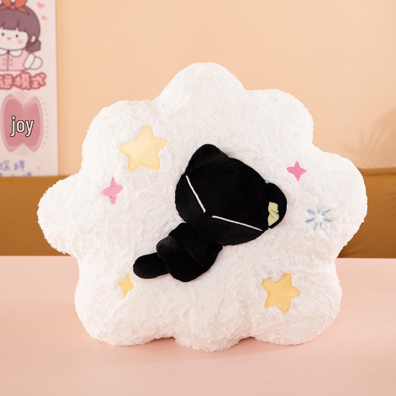 Межграничная плюшевая подушка-подушка и кукла-поддержка для спины Luo Xiaohei, подарок 40cm