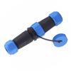 SP21 Wasserdichter Luftfahrtstecker 2/3/4/5/7/12-polig Docking-Typ Luftfahrtstecker Flammhemmender Kunststoff Kabel-Inline-Stecker