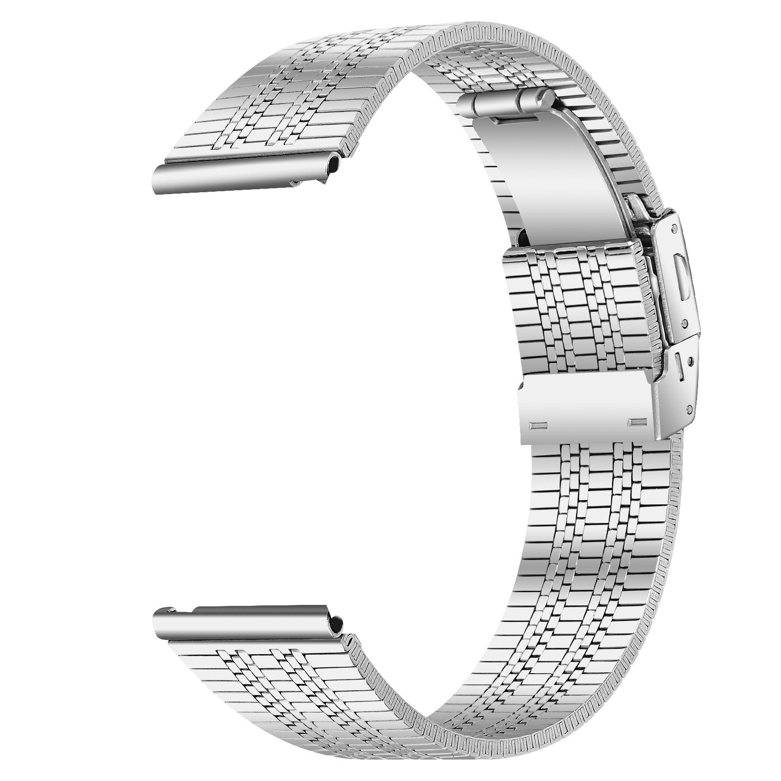 

For Garmin Vivomove 3/GarminMove 3 Stainless Steel Watch Strap 20mm Wrist Band Silver