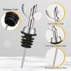 Automatic Open Cap Auto Flip Cap Oil Bottle Stopper Wine Spout  For Cocktail Olive Oil Vinegar