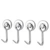 180° Rotatable Magnetic No-Drill Metal Hook for Refrigerator Storage