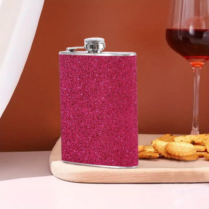 1PC Glitter Outdoors Wine Bottle Personality Multicolour High-Grade Gift Chic Stainless Steel Wine Pot Portable Accessories