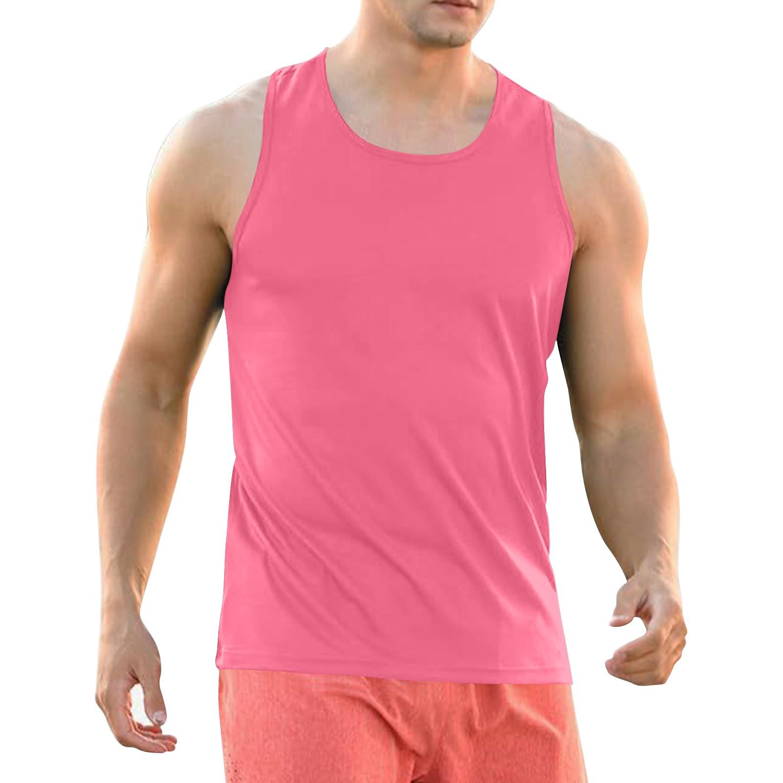 

Мужская летняя майка-топ без рукавов, тонкий жилет для тренировок в спортзале и мышцах S