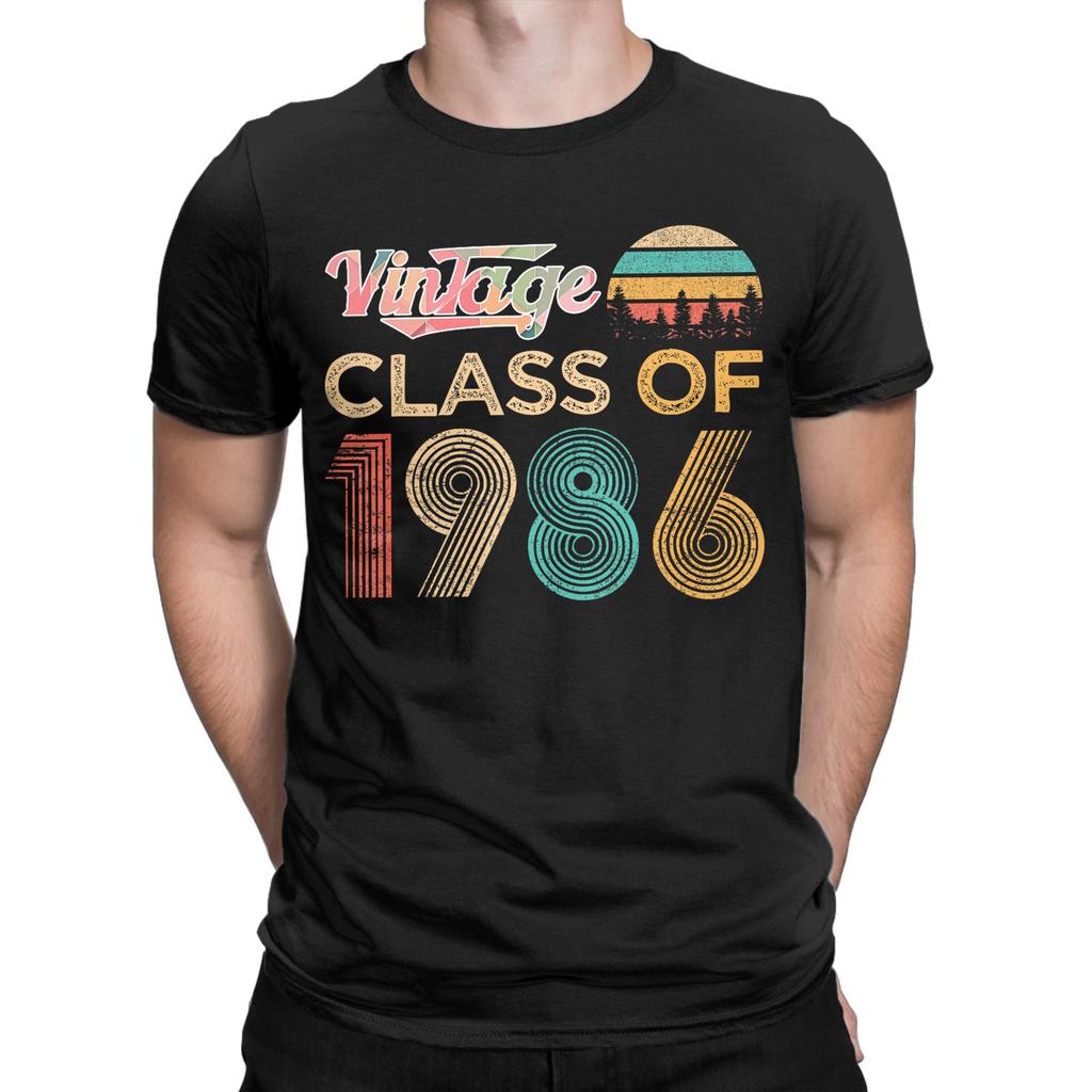 1986 Limited Edition TShirts for Unisex Unisex Retro 40th Birthday Funny 100 Cotton Tees O Neck T Shirts Big Size Tops