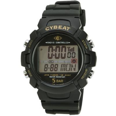 J-AXIS Męski WRC15-BK ( Płomień Słońca) Zegarek okrągły czarny żywiczny cyfrowy