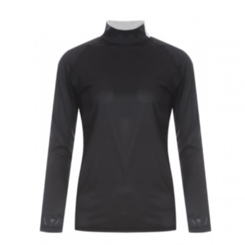 Shop Women Golfwear Half Neck Long Sleeve T shirT whiTe Lb Wsh 0881