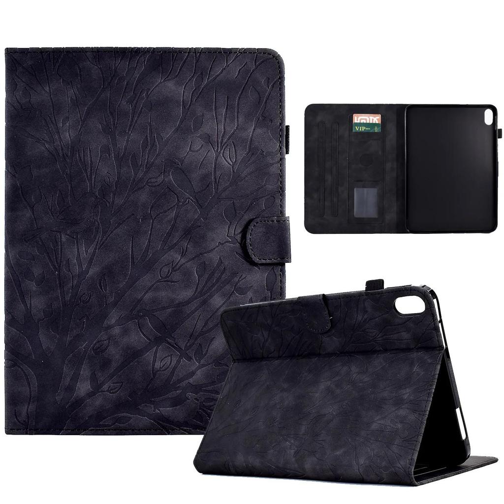 Geprägtes Baumleder-Wallet-Case für Ipad 10”2 Case 9. 10. 10.9 10. Air3 Pro 10.5 9.7 5. 6. Mini 6 Air2 Kartenfach-Klapphülle Fundas