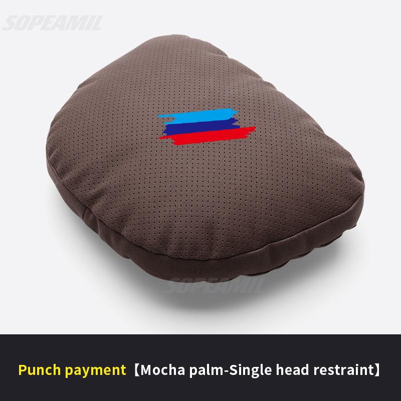 BLQ1 For BMW M X1 X3 X5 X6 G20 G30 E36 E39 E46 E90 E92 F15 F20 F25 F30 Car Headrest Neck Support Seat Lumbar Cushion Soft Neck Pillow