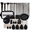 20-56Pcs Soft Makeup Brush Set with Storage Bag,Beauty Blender Sponge & Powder Puff Essential Facial Cosmetic Tools for Beginners & Makeup Lovers
