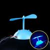 Luminous Bamboo Dragonfly Motorcycle Helmet Decoration Wind Power Electric Vehicle Bike Glowing Helmet Night Driving Accessories