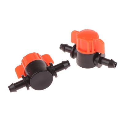 5 Stücke 1/4 "Rohr Mini Ventil Garten Bewässerung Bewässerung Abschaltung Controller 4/7Mm Hos Waterstope Ende Stacheldraht Miniatur Ventil