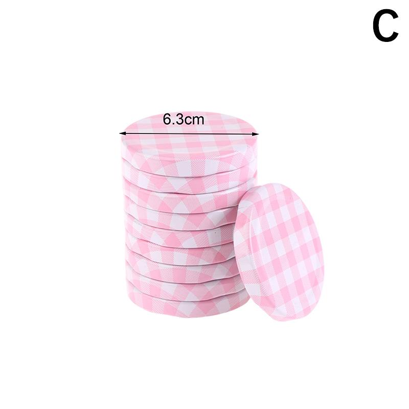 6.3cm 7cm Round Regular Mouth Canning Lids for Ball, Split-Type Metal Jar Lids for Canning and Food Storage Wide Mouth Colorful