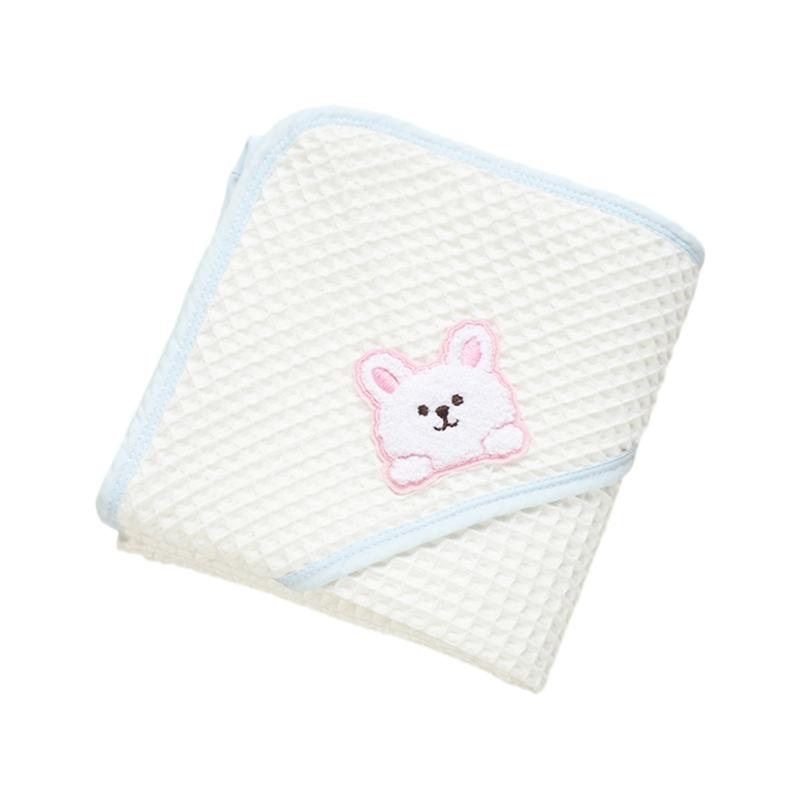 

WaffleWeave Blankets Baby Towel UltraAbsorbent SoftCotton Muslin SwaddleBlanket Quilt SwaddleWraps Infant NapCover белый