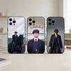 P-Peaky Blinders Phone Case For iPhone 17,16,15,14,13,12,11 Plus,Pro,Max,Mini Silicone Black Soft Cover