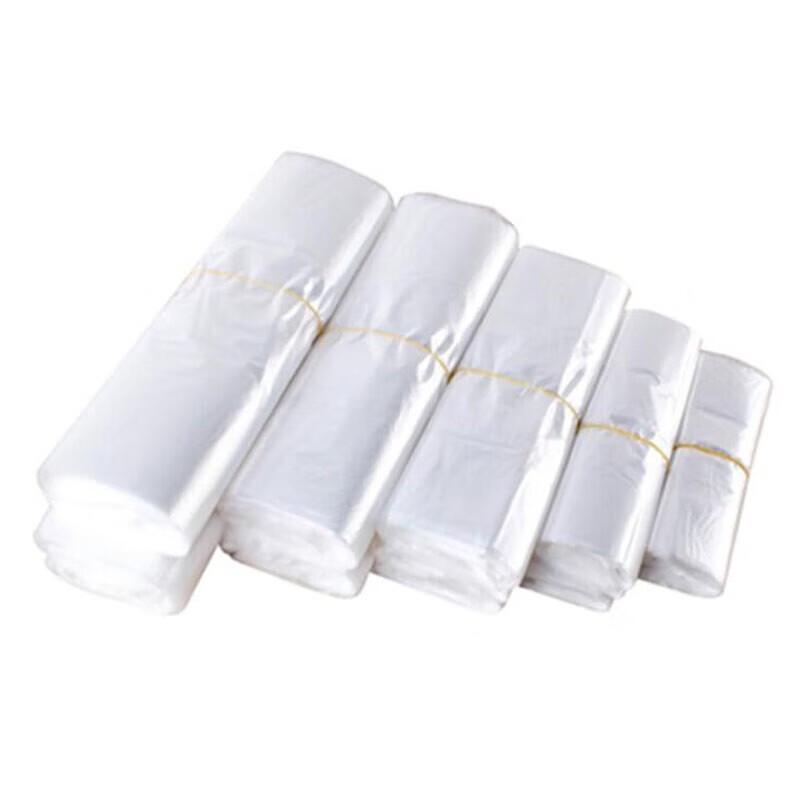 Homeglen Disposable White Transparent Food Vest Bags