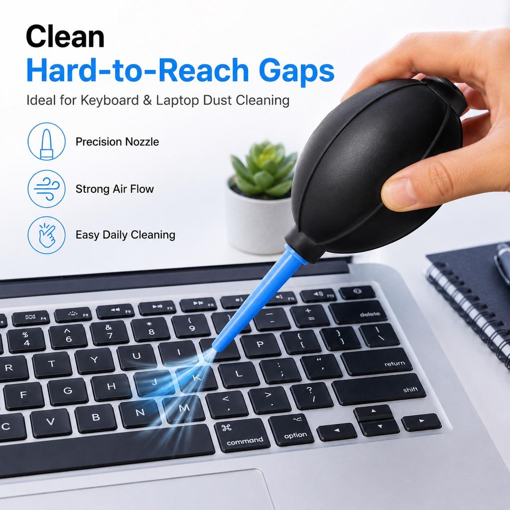 Camera Lens Air Blower Rubber Bulb Dust Cleaner for DSLR SLR Digital Camera Sensor Keyboard Laptop Electronics Cleaning Tool Mass Air Flow 3