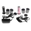 Electric Foot Callus Remover Kit with 10 Replacement Sandpaper Disks EU Plug for Home Pedicure and Foot Care Treatment