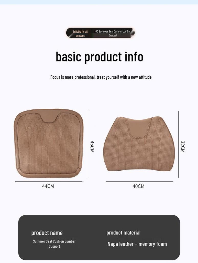 Poduszki na fotel samochodowy, lędźwiowe i zagłówkowe do modeli Mercedes-Benz: C260, E300, GLC, GLE, A, S