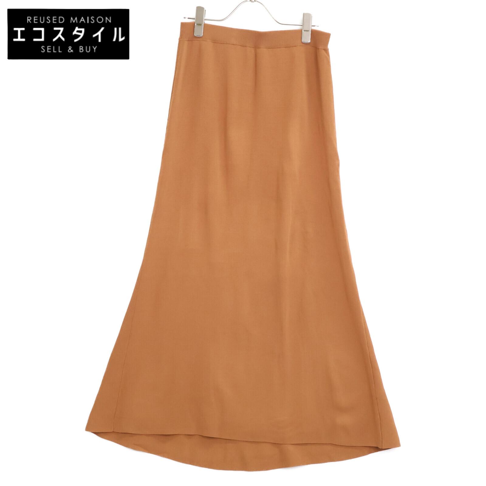 

BEIGE Brown VALOIS knit skirt skirt 4 BrownUsed