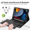 Tastaturhülle - BOOLING - für iPad Air 3 / Pro 10,5 - Bluetooth AZERTY - Kabellose Maus - Touchscreen-Stift