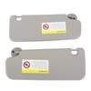 1 Pair Sun Visor Left Right Sun Visor with Mirror Replacement for Sonic Aveo 2012 To 2020 Grey