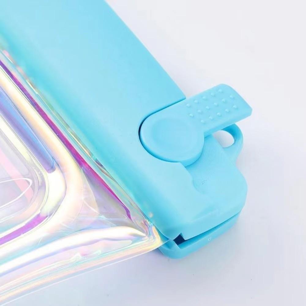 Touchable Screen Floating Airbag Pouch Transparent Laser Colorful Swimming Storage Bag PVC Underwater Organizer