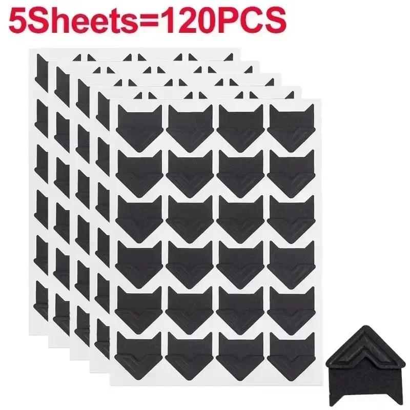 24-480pcs Self Adhesive Picture Journal Photo Album Stickers Vintage Frame Corner Sticker DIY Kraft Paper for Scrapbooking Decor