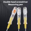 AC/DC100-500V Voltage Detector Electric Test Tester Pen Double Heads Removable Screwdriver with Indicator Light