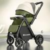 Reversible Baby Stroller: Sit & Lie, Foldable, Lightweight, High Landscape, 0-3 Years, Baby Carriage.