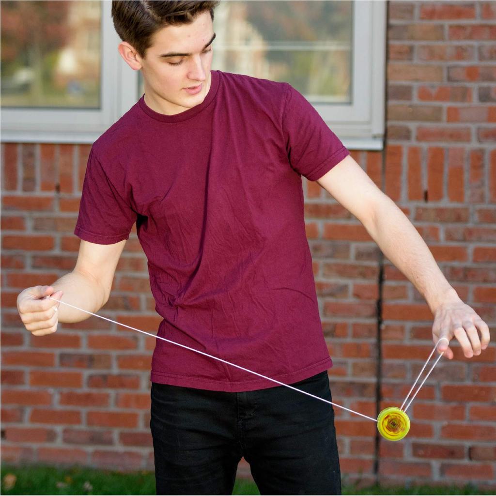 RANGS Yomega Fireball Yellow Blue Yo-Yo